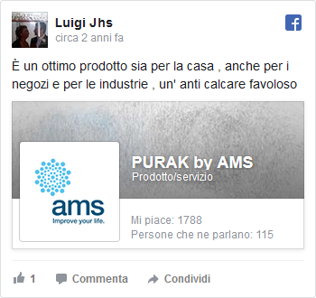 È un ottimo prodotto sia per la casa , anche per i negozi e per le industrie , un' anti calcare favoloso Pubblicato da Luigi Jhs su Lunedì 8 maggio 2017